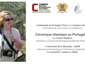 Conferência “Céramique Islamique au Portugal”, Universidade de Manouba, Tunísia.