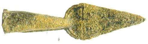 Amuleto ou insígnia em forma de lança