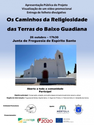 "Caminhos da Religiosidade das Terras do Baixo Guadiana" Espírito Santo