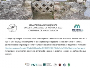 Campanha de Escavações Arqueológicas - Encosta do Castelo de Mértola 2022