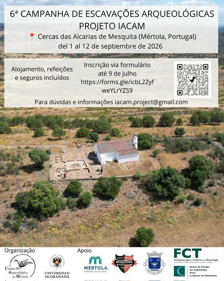 Escavação em Mesquita, no âmbito do Projeto IACAM, de 1 a 12 de setembro 2026