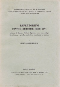 Repertorium fontium historiae Medii Aevi.