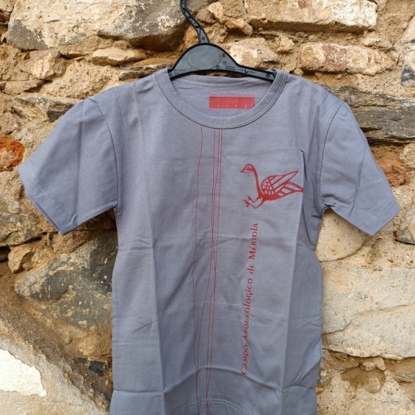 T-shirt cinza-claro
