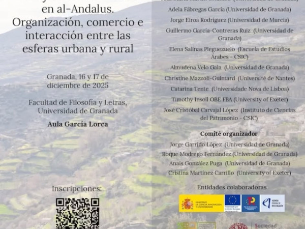 Congresso Internacional: “Paisajes de Intercambio en al-Andalus: Organización, comercio e interacción entre las esferas urbana y rural”