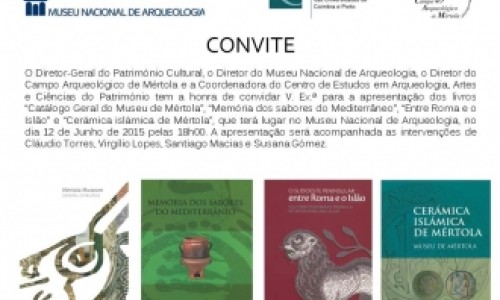 Apresentação de livros do CAM no MNA - Lisboa