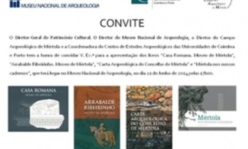 Apresentações de Livros do CAM no MNA em Lisboa