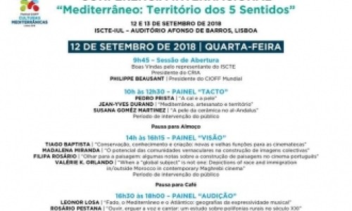 Mediterrâneo : Território Dos 5 Sentidos - Conferência Internacional