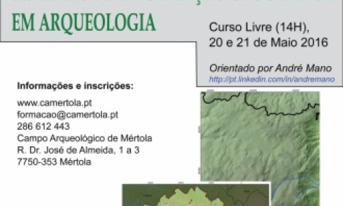 Curso Livre: “Sistemas de Informação Geográfica em Arqueologia”