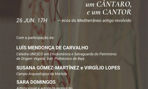 “Conversa um acanto, um cântaro e um cantor” 
